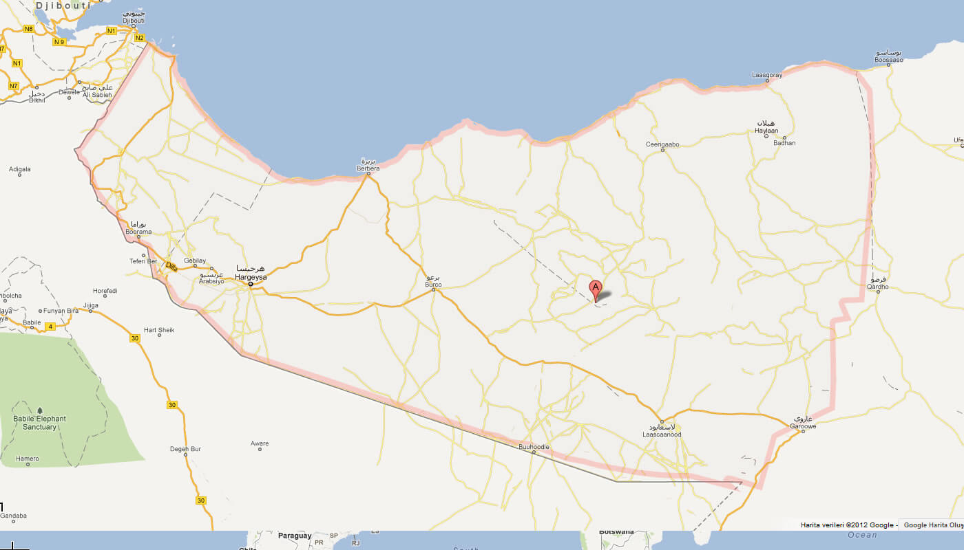 MAP OF SOMALILAND